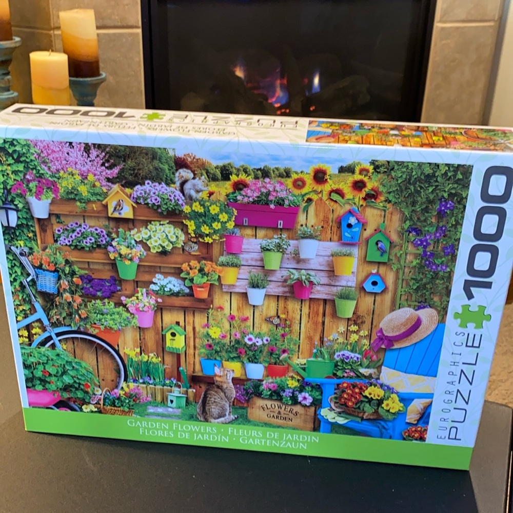 Eurographics -  Garden Flowers, 1000pc puzzle.